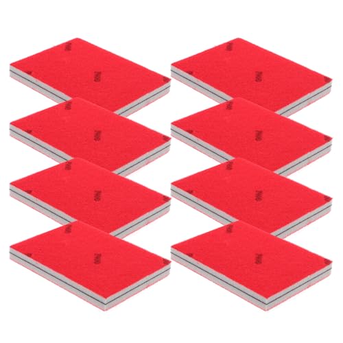 VALICLUD Lot de 8 Papiers de Verre pour Ponçage Automobile Mousse en Emery et Sable Floqué, Solide et Résistant pour Polissage et Ponçage de Surfaces