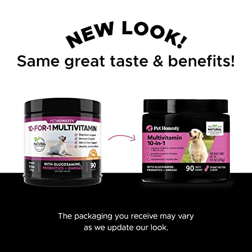 image for PetHonesty 10 in 1 Dog Multivitamin - Glucosamine Essential Dog Supple