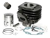 NEUER ____ ZYLINDER KIT 50ccm ____ Das Zylinderkit enthält: Graugußzylinder, Kolben, Kolbenringe, Bolzen, Clipse, Dichtungen, Nadderlager. ____ Bei diesem Zylinder Kit handelt es sich um ein hochwertiges Ersatzteil. ____ Standard-Zylinder - Größe 40mm ____ andere Abmessungen - auf den Fotos ____
