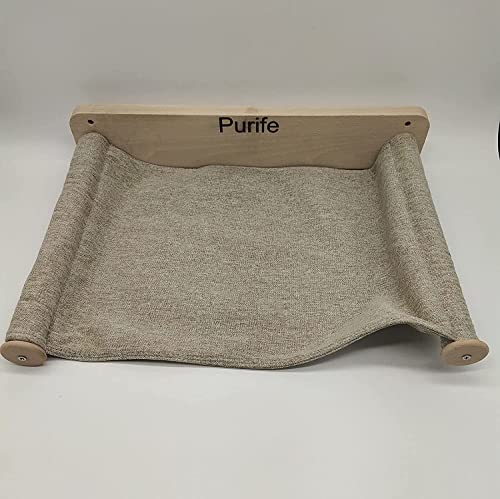 Purife Cat Hammocks Wall Mounted For Indoor Cats -Large Cat Shelves And Perches For Wall, Wall Beds & Furniture For Kitty Or Cats, Sturdy Soft Hammock Beds For Climbing, Playing, Sleeping, Lounging #TOP7