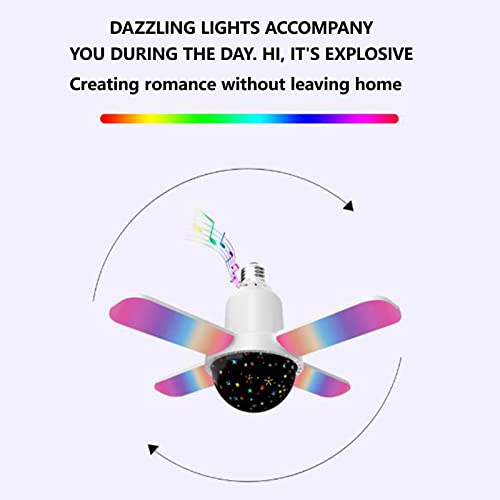 Cagogo Smart Waterproof Ceiling Light, Led Music Ceiling Lamp With Bluetooth Speaker, Bathroom Ceiling Light Fixtures, Dimmable Rgb Color Changing Light With Remote Control #TOP4