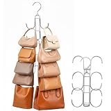Purse Organizer for Closet, Handbag Rack Hanger with 10 Large Hooks