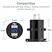 Cikuso Conector USB para Automovil 12V 5V 4.2A Cargador Doble para Automovil...