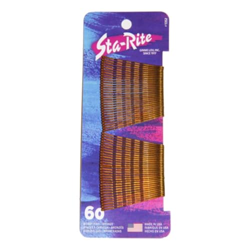 Sta-Rite Bobby Pins, 60 Count, Made In USA