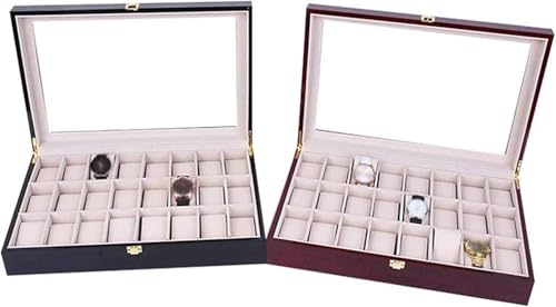 Boîte à montres en bois pour organiser et protéger 24 montres de collection - 5
