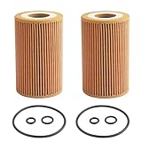 Oil Filter Compatible with 2012-2014 VW Passat 2.0L L4 Diesel TDi Engine Replaces# HU7008Z (2Pcs)