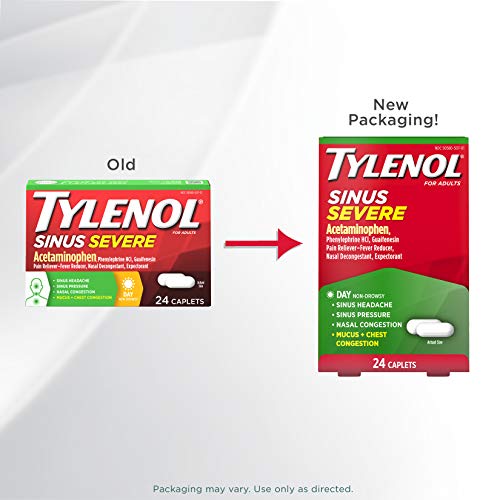 Tylenol JJ-2308 Sinus Severe Daytime Cold & Flu Relief Medicine Caplets thumb #3