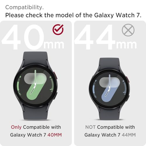 Coque Galaxy Watch 7抗震防刮40mm粉色全包钢化膜机壳