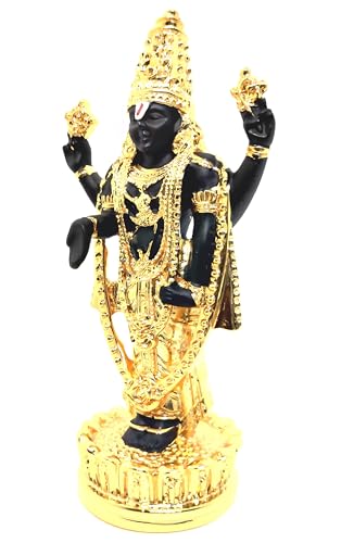 Estatua Balaji Dorada de Metal 5 pulgadas