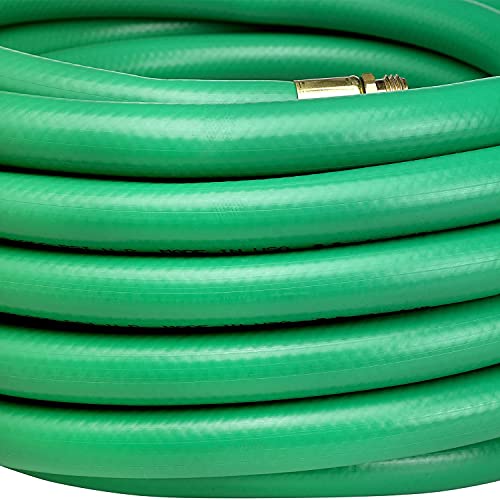 Underhill Ultramax Commercial Garden Water Hose 50 Ft, Lightweight, Heavy-Duty, Flexible, Kink Free, Industrial, Non-Conductive, 800 Psi, H10-050G, 1" X 50', Green #TOP5