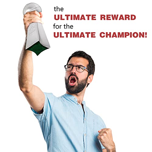 Spire Designs Troféu Fantasy Football - Troféu Cromado Réplica Campeonato - Prêmio Vencedor em Prime