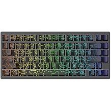 IROK MG75PRO 81 Keys Wired Magnetic Switch Mechanical Keyboard, Hall Effect, 8KHZ/ARGB/CNC Aluminum, Gasket Structure Gaming KeyboardBlack