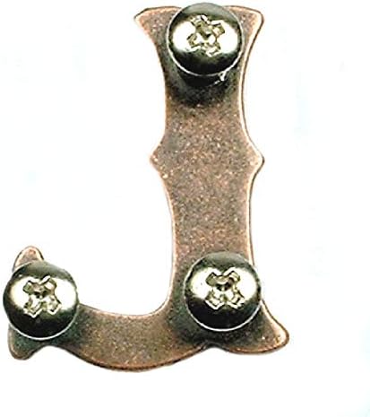 Alphabet Letter L Concho Antique Copper 3/4" Tall 1339-123 image 4