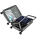 M&A Lakeside Wide Trolley Spinner Luggage with TSA-Lock, Black, 2 Piece Set