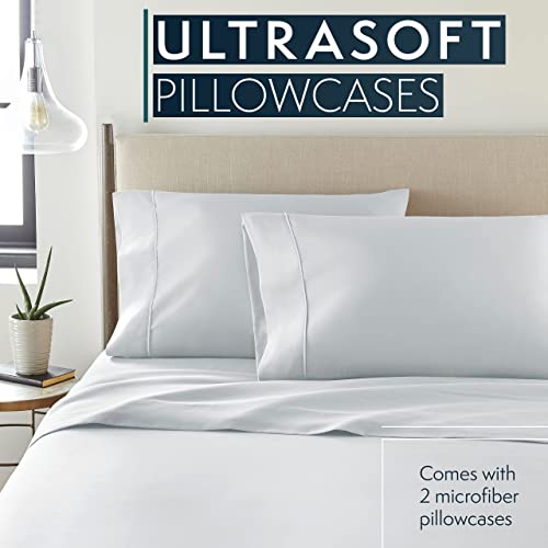 image for HC COLLECTION Pillow Cases - Set of 2 King Size Pillowcases, 20