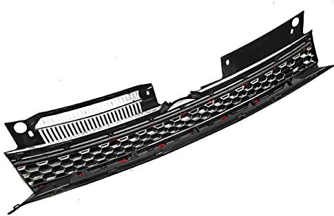 Front Grill Compatible with Volkswagen Golf VI Hatchback Variant RS-244 Front Central Sport Grill Grille Sport Black
