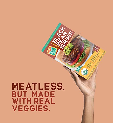 Don Lee Farms - Organic Chipotle Black Bean Burgers (48 Count) - Meatless & Plant-Based Protein, Crumble In Tacos, Salads, Wraps Or Anywhere You Use Meat #TOP5