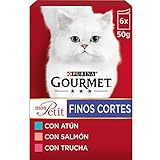 Gourmet Mon Petit está presentado en un pequeño sobre de 50g, por lo que cada una de las comidas de tu gato pueden ser servidas de manera fresca para que se lo coma todo de una vez, lo que significa más disfrute y variedad para él, y sin dejarte sobras
