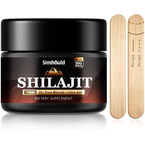 1Pack 1000MG Pure Himalayan Shilajit Resin, with 85+ Trace Minerals,fulvic Acid, Digestive and Immune Supplement, Supports Focus and Energy, High Potency for Men & Women,Vegan, Non-GMO Cover
