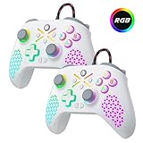 ✅【Qualitätsgarantie】 Bestellen Sie mit Vertrauen! Wenn Sie Fragen zu den erhaltenen Xbox-Controllern haben, kontaktieren Sie uns bitte umgehend, um eine zufriedenstellende Lösung zu finden. Der Xbox-PC-Controller enthält: 2 * verbesserte kabelgebundene Xbox Series S-Controller, 1 x Bedienungsanleitung.