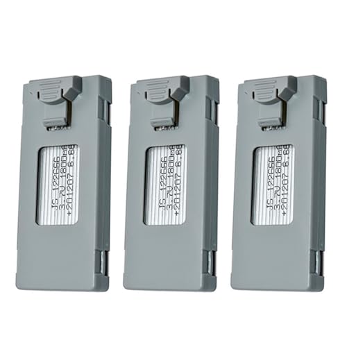 ���� 3.7V 1800mAh Li-po �o�b�e���[ E88 E88PRO E88MAX E525 E99 E99PRO P1 P5PRO K3 S1 P8 BD101 RC �h���[���X�y�A�o�b�e���[ RC �N�A�b�h�R�v�^�[�p(3Pcs)