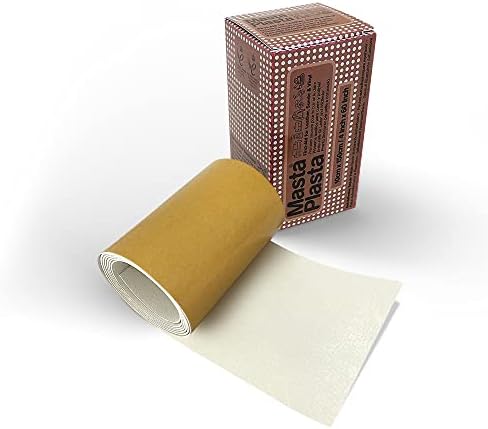 MastaPlasta Instant Leather Repair Tape BLACK 150cm x 10cm (60 x 4 in). Self-Adhesive Repair for Sofas, Chairs, Car Seats, Bags and More. Fast,Easy Upholstery Repair on a Roll