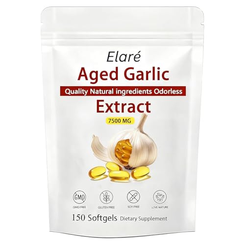 Elare Aged Garlic Extract - 7500mg Odorless