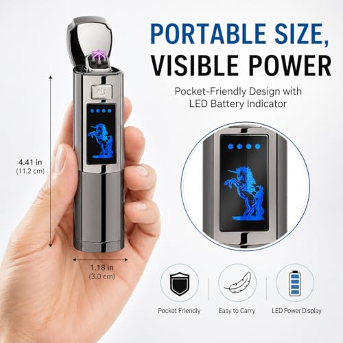 Encendedor eléctrico recargable Anglink triple arco miniatura 6