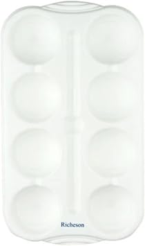 Jack Richeson Large Tempera Mixing Tray, 8 Wells, 6.5" x 11.75", 12 Trays
