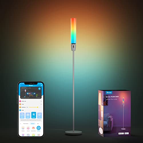 Govee RGBIC Floor Lamp, LED Corner Lamp with Wi-Fi App Control, Smart Lamp with DIY Mode, 64+ Scenes, Music Sync, 1500 Lumens Modern Cylinder Lamp for Bedroom, Living Room Govee RGBIC Floor Lamp, LED Corner Lamp with Wi-Fi App Control, Smart Lamp with DIY Mode, 64+ Scenes, Music Sync, 1500 Lumens Modern Cylinder Lamp for Bedroom, Living Room