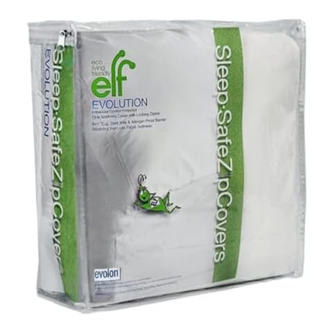 Evolon Mattress Protector | Zippered Mattress Encasement | Sleep Safe ZipCover 15" King Cover