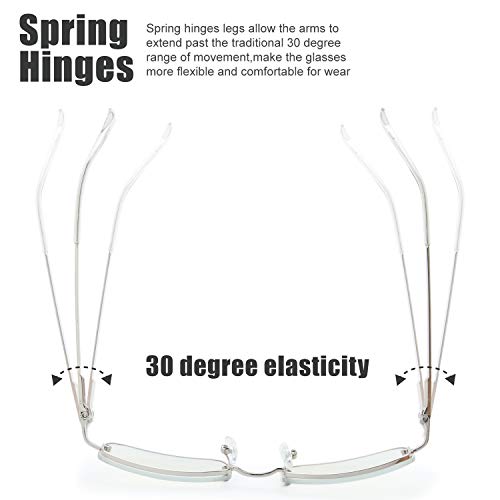 The Fresh Minimalist Small Rectangular Sunglasses Clear Eyewear - Exquisite Packaging3