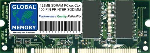 128MB 100-PIN SDRAM SODIMM MEMORY RAM COMPATIBLE WITH PRINTERS (P/N ML-00MD/XAA, 16H0059, MD-128, C9121A, Q9121A, Q7709A, A0360951)