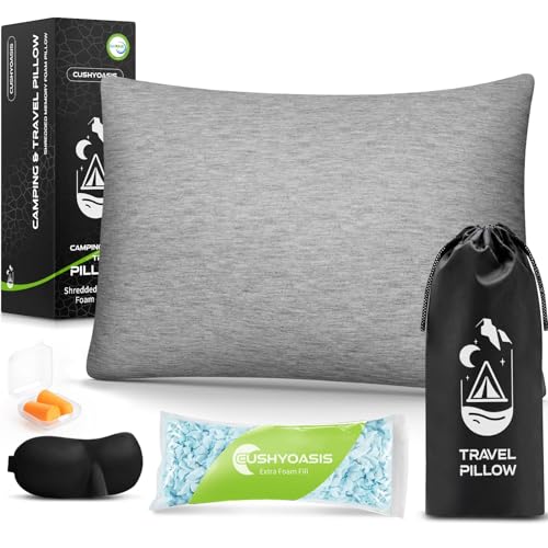All-in-1 Camping Pillow Set with Memory Foam