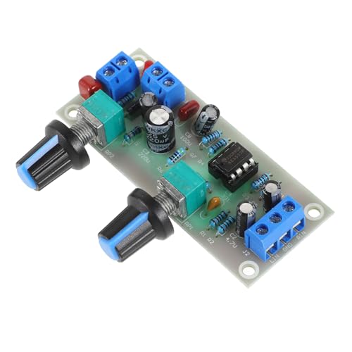 Toddmomy Non-power Low Bass Preamplifier Board Audio Mixer Low-pass Filter Compatible for Home and Recording Applications