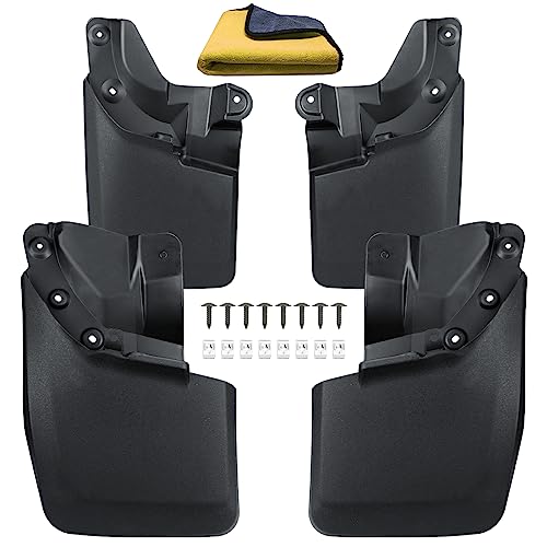 Image of Mud Flaps Compatible with Toyota Tacoma 2023-2016 (with Fender Flares) Mud Guards Splash Guards Tire Protector Mudguard [Doesn't Fit SR]