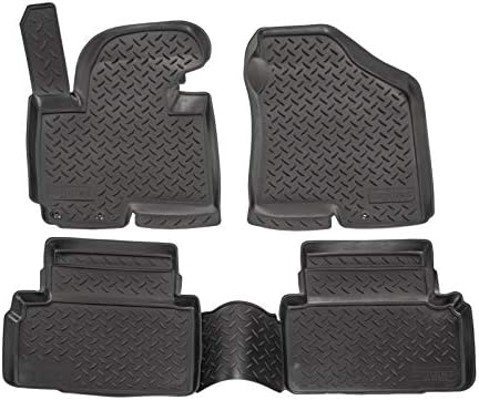 J&J AUTOMOTIVE 3D rubberen matten automatten vloermatten compatibel met Arona vanaf 2017, individuele pasvorm met hoge rand cca 4-5 cm, all-weather 4- delig, premium kwaliteit