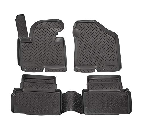J&J AUTOMOTIVE | 3D Gummimatten Auto Matten Fussmatten Kompatibel mit Ix35 2010-2015, Rand cca 4cm, Allwetter, 4Tlg, Premium Qualität