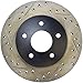 StopTech 127.42037R Sport Drilled/Slotted Brake Rotor (Rear Right), 1 Pack