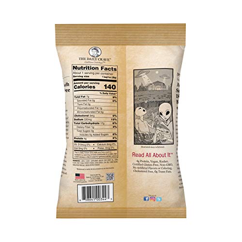 The Daily Crave Himalayan Pink Salt Lentil Chips, 1 Oz (Pack Of 24) 4 G Protein, Gluten-Free, Non-Gmo, Kosher, Crunchy #TOP1