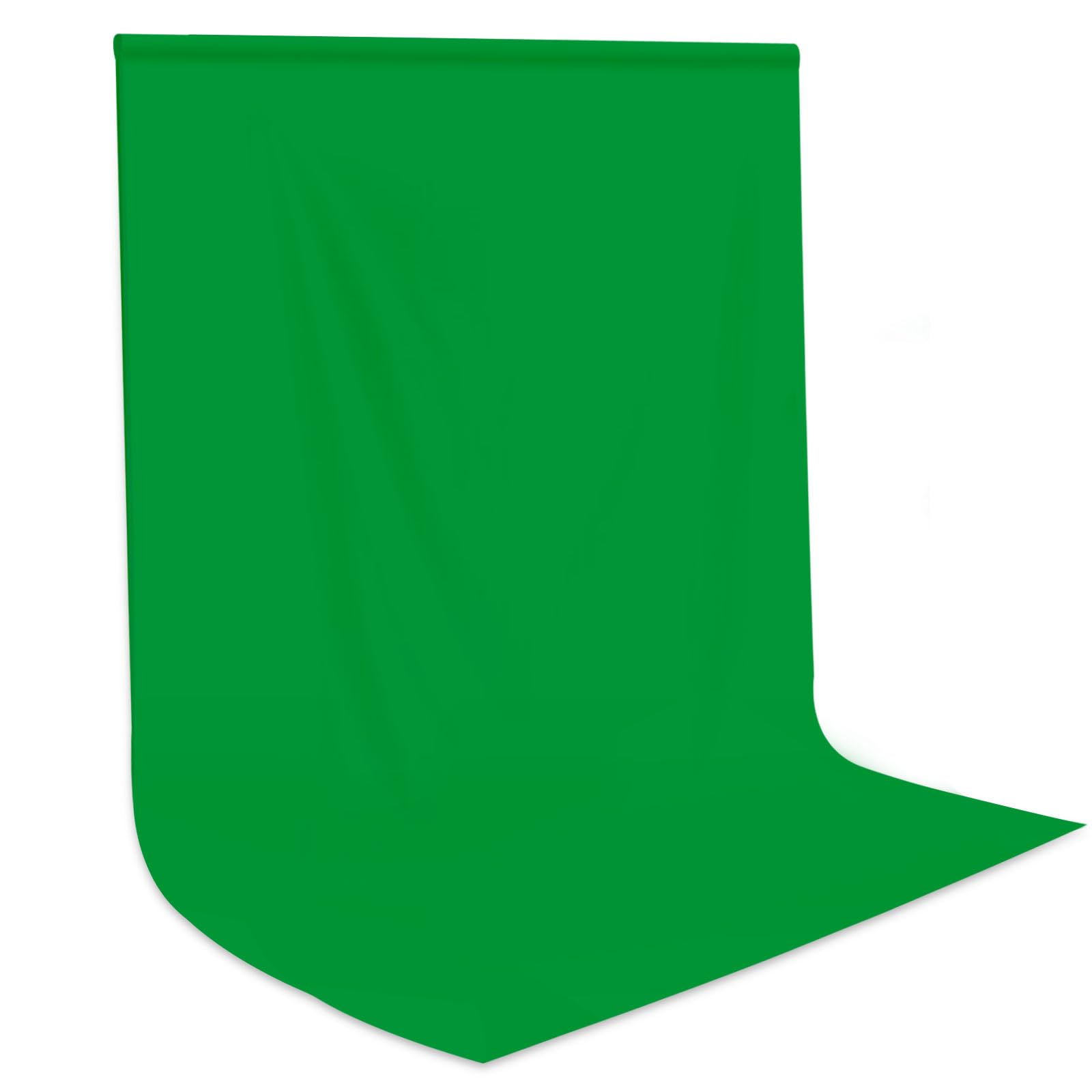 Sfondo fotografico bianco, 3 x 3 m, pieghevole, in poliestere, lavabile, per studio fotografico, riprese fotografiche, video, TV, fotografia alla moda (verde, 3 x 6 m)