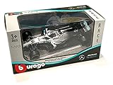 Herkunftsland:- China Bburago 18-38026 1:43 F1 Mercedes AMG Petronas W07, 2016 Sortiert
