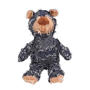 Indestructible Robust Bear Large Stuffed Plush Dog Toy, Squeaky Toys for Dogs, Durable Chew Toy Interactive Dog Toys for Aggressive Chewers, Dog Companion for Heavy Chewers
