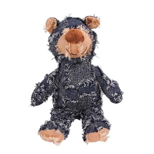Indestructible Robust Bear Large Stuffed Plush Dog Toy, Squeaky Toys for Dogs, Durable Chew Toy Interactive Dog Toys for Aggressive Chewers, Dog Companion for Heavy Chewers