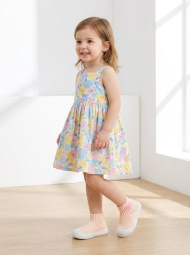 Image of Baby Sock Shoes Toddler Walking Slippers with Soft Rubber Sole