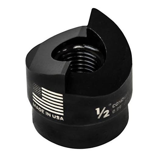 721-1/2 0.500 Conduit Punch Black