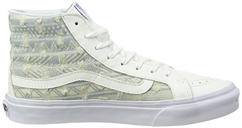 Vans Vans Men's Hi-Top Sneakers, White Frayed Native, 34.5 UK