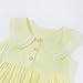 HILEELANG Toddler Girl Easter Peter Pan Collar Dress Sleeveless Cotton Casual Light Pale Green Beach School Playwear Sundress 5T
