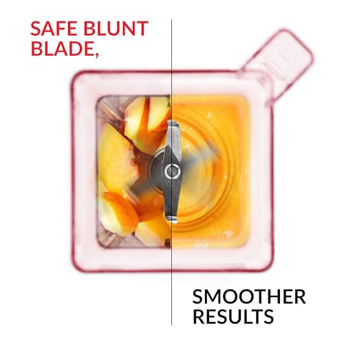 Blendtec 90 oz WildSide Jar, Commercial Grade - Five-Sided Replacement Blender Jar - Compatible with Blendtec Blenders - 36 oz Blending Capacity - Red