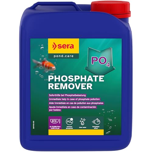 sera Pond Phosphate Remover 2,5 l | Wasseraufbereiter Teichpflege | bindet Phosphat schnell & dauerhaft | reduziert Nährstoffüberschuss | beugt Algen vor & sorgt für klares Teichwasser